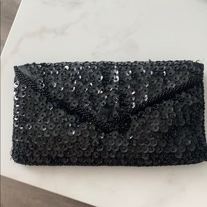 Vintage sequin clutch